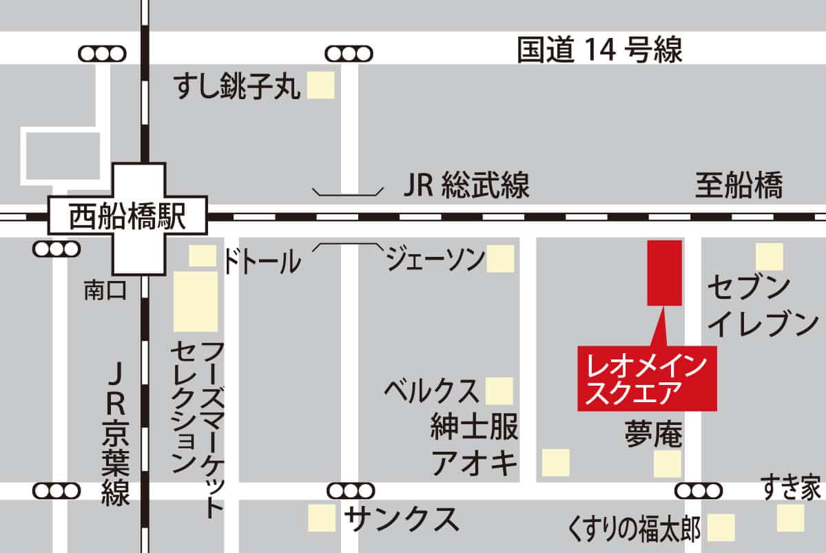 千葉中央店MAP