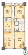 ダイヤパレス浦安　202号室　3580万円