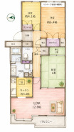 住まい全体に広がりを感じる工夫があり、日々の暮らしに穏やかな安らぎをもたらす間取りです
