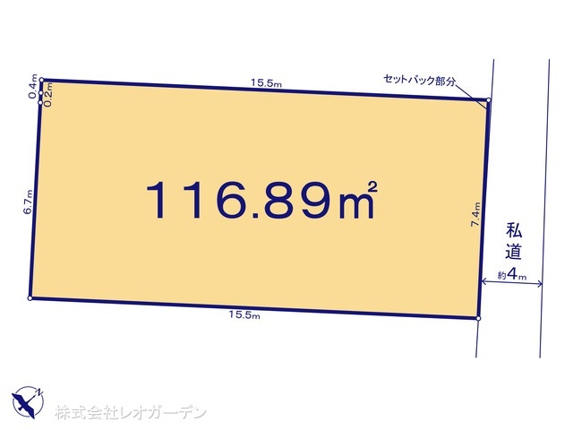 船橋市高根台645　2区画　1区画