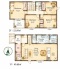 日々の暮らしを心地よく描き出す、使い勝手に優れた空間設計の間取り図です。