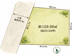 ゆとりある敷地に思い描く理想の暮らし、心地よい広がりを感じられる落ち着いたロケーションです