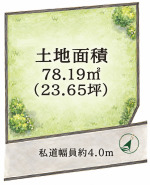 緑の潤いに囲まれた心地よい空間が広がり、穏やかで心安らぐ日常を育むゆとりある敷地です