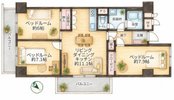 家族の絆を深める心地よい空間が広がる落ち着いた間取り設計