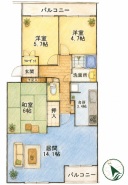 西船橋パークホームズ 3280万円