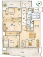 ライオンズマンション市川広尾 4980万円